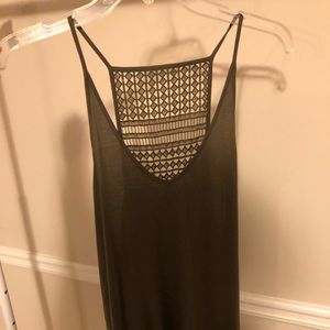 Olive tank top
